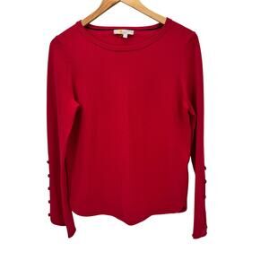 Boden Wool Cotton Bell Sleeve Sweater